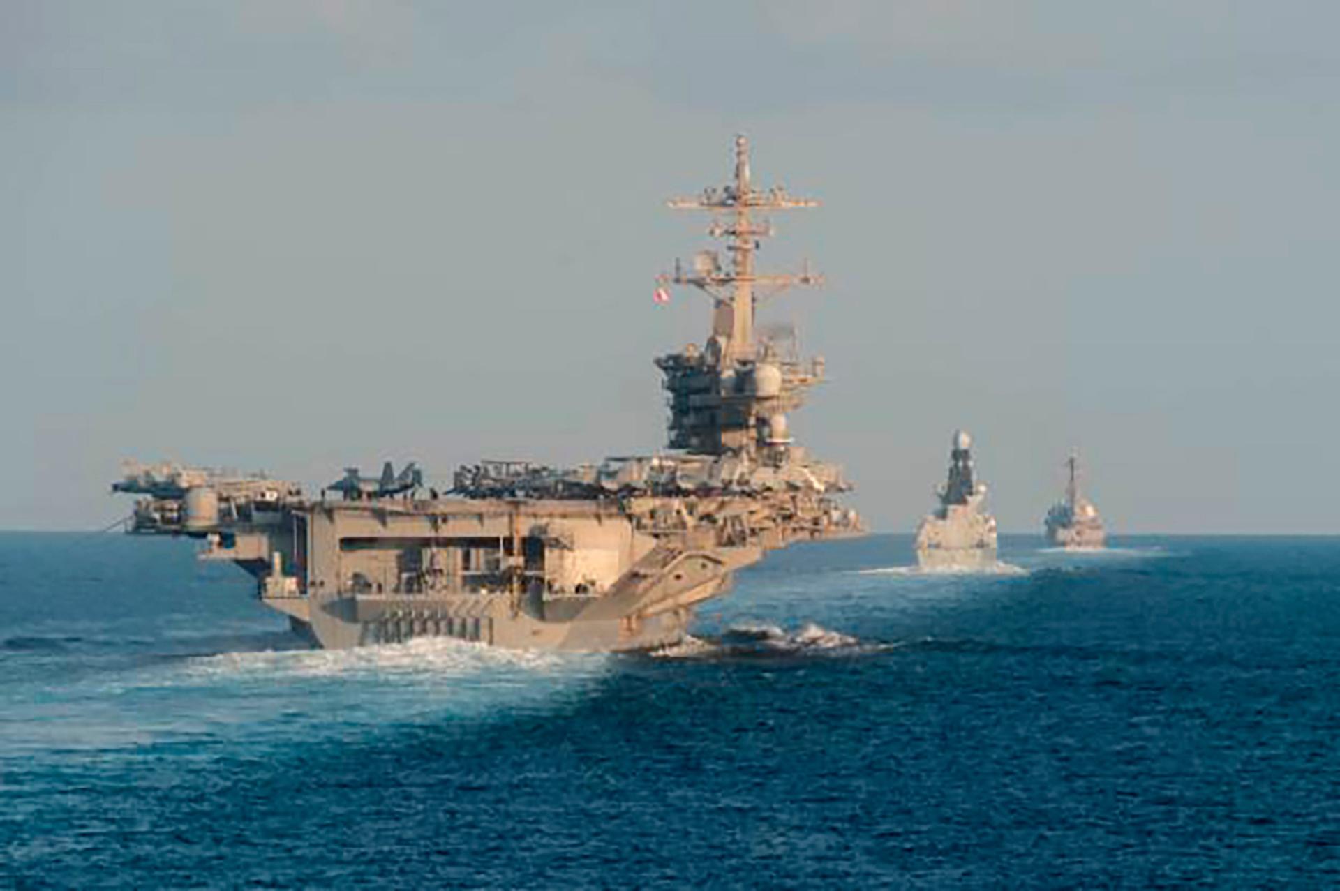 US Shoots Down Iranian Drone Approaching Aircraft Carrier