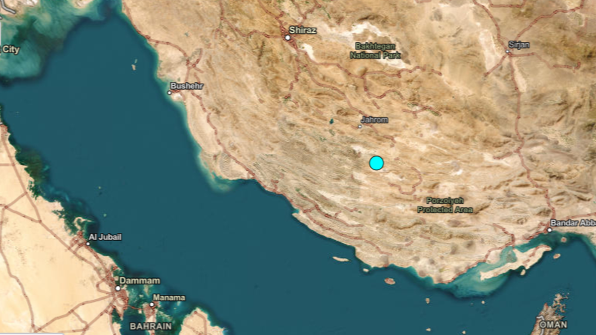 Magnitude 4.3 Earthquake Strikes Gerash, Iran: USGS
