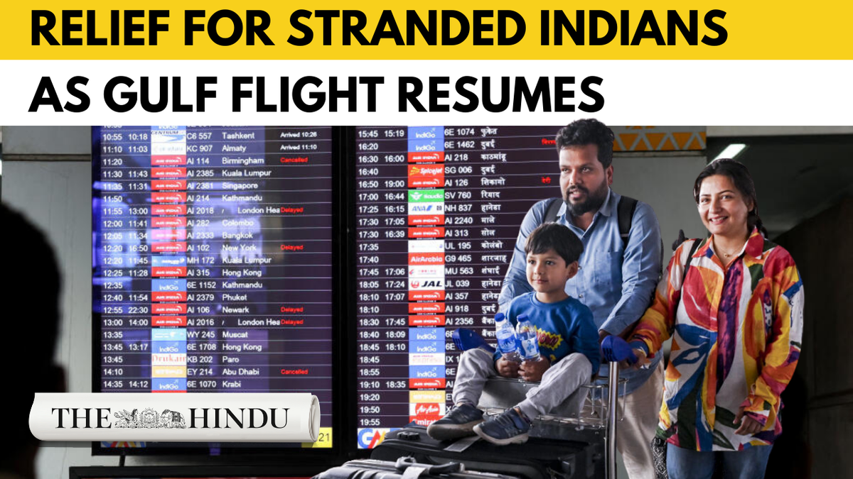 Stranded Indians begin returning as Gulf flight operations resume