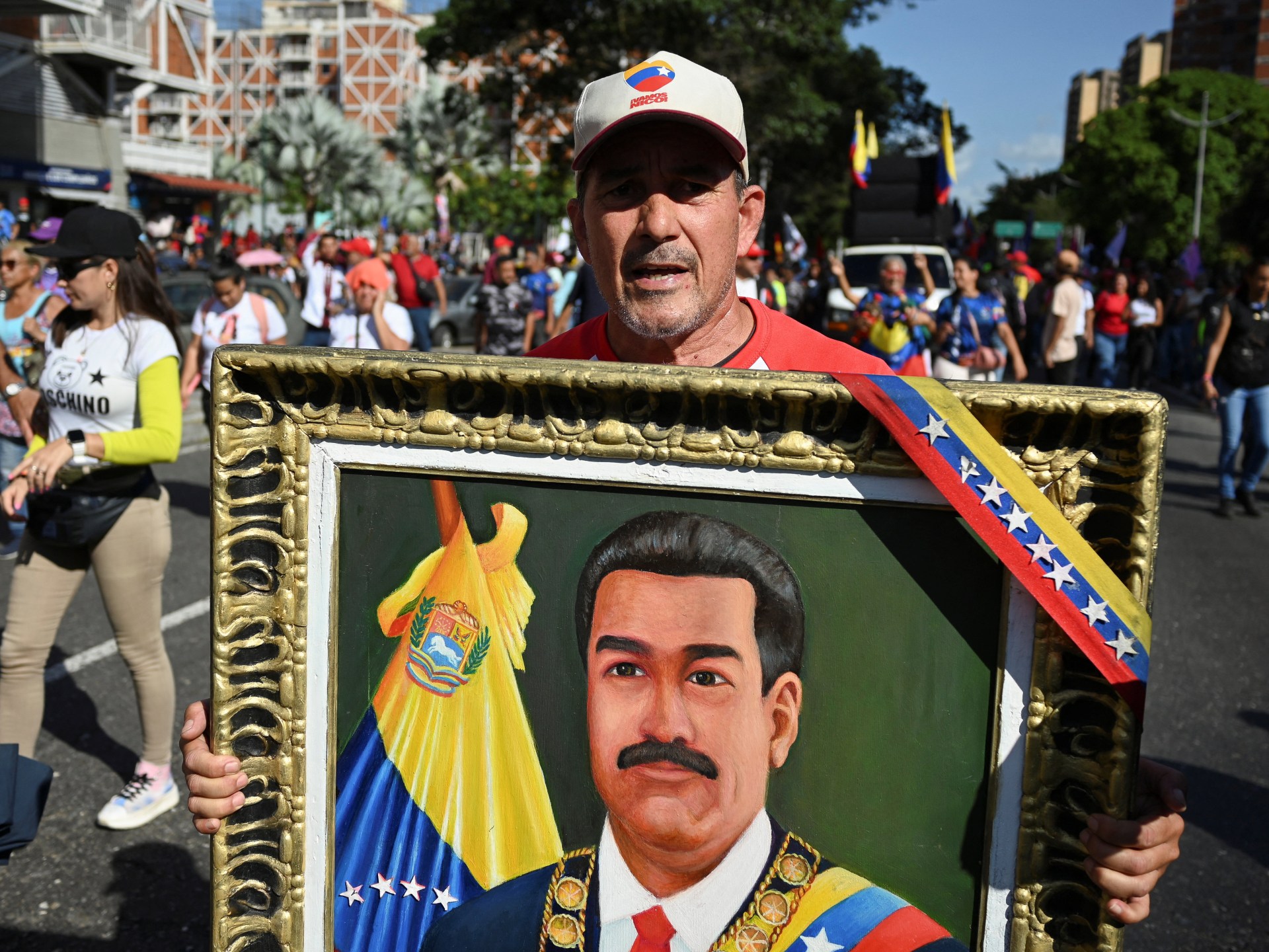 Thousands Demand Release of Maduro and His Wife in Venezuela