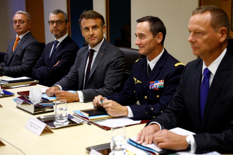 Macron says France is sending military backup to the Middle East