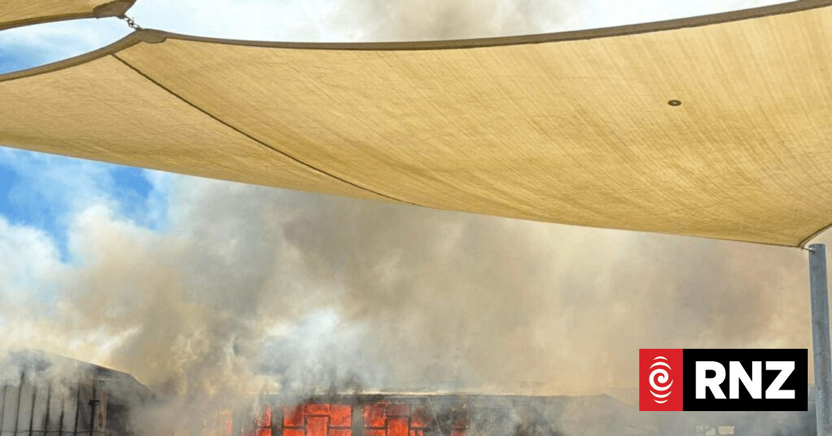 Taupō school fire: Pair face arson charges after huge blaze