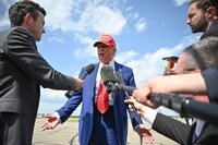 Trump claims to have knocked out 42 Iranian naval ships and plans to address Cuba