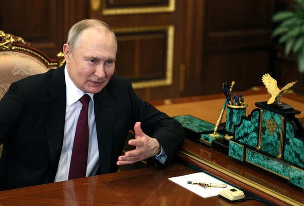 Putin Coughs and Splutters in Leaked Kremlin Video, Sparking Health Speculation