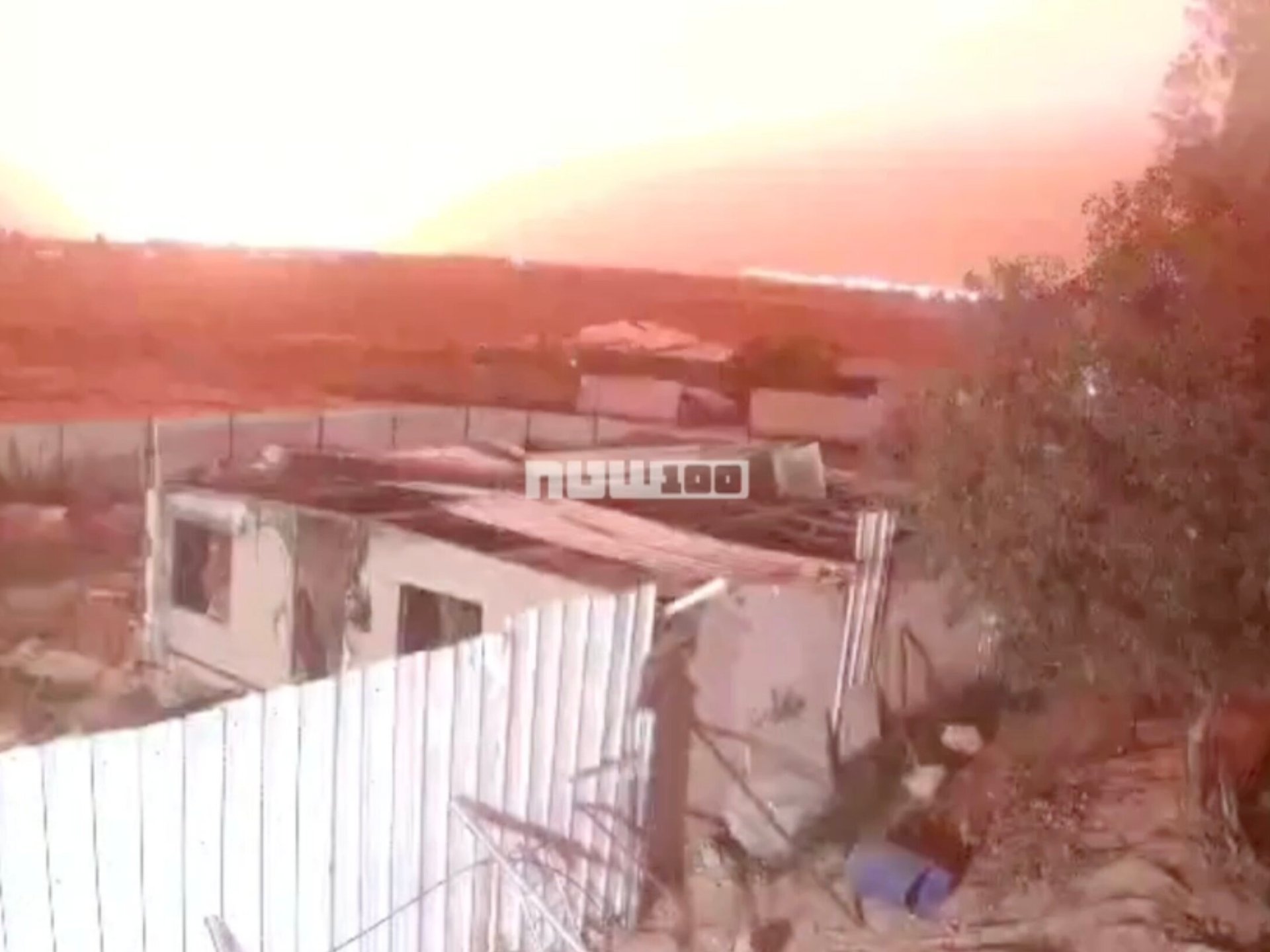 Projectile Falls and Explosion in Israel's Negev Region