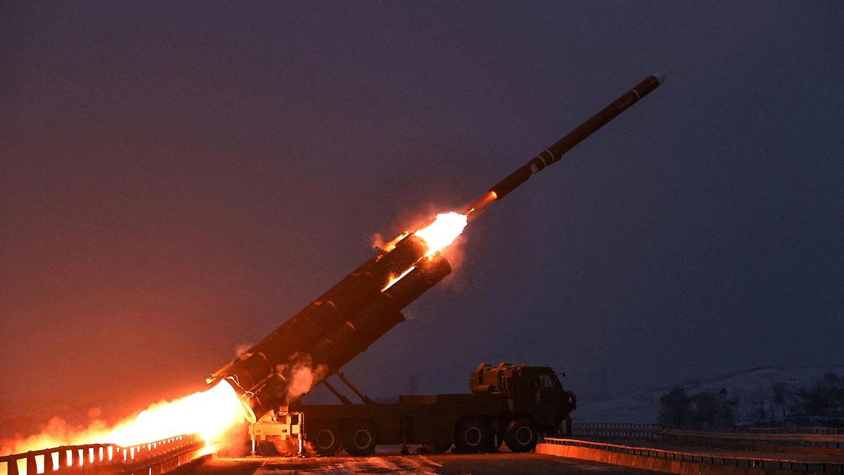 North Korea fires 10 ballistic missiles during US-South Korea military drills