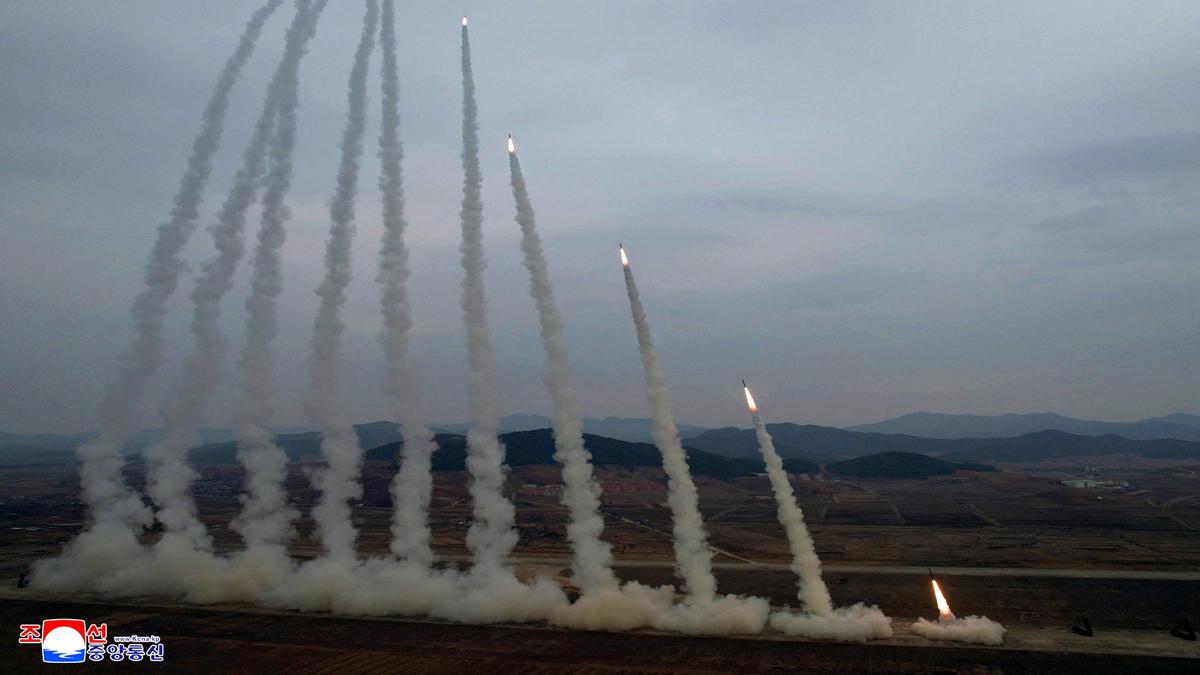North Korea tests nuclear-capable multiple rocket launchers