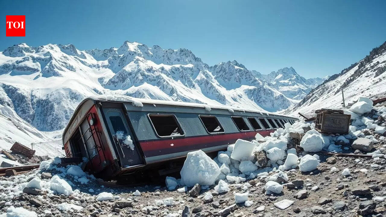 Swiss Train Derails After Avalanche; 80 Passengers On Board