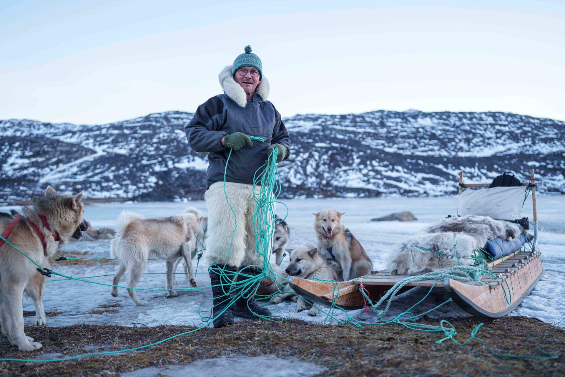 Greenland sled dog champion fears climate change melting ice