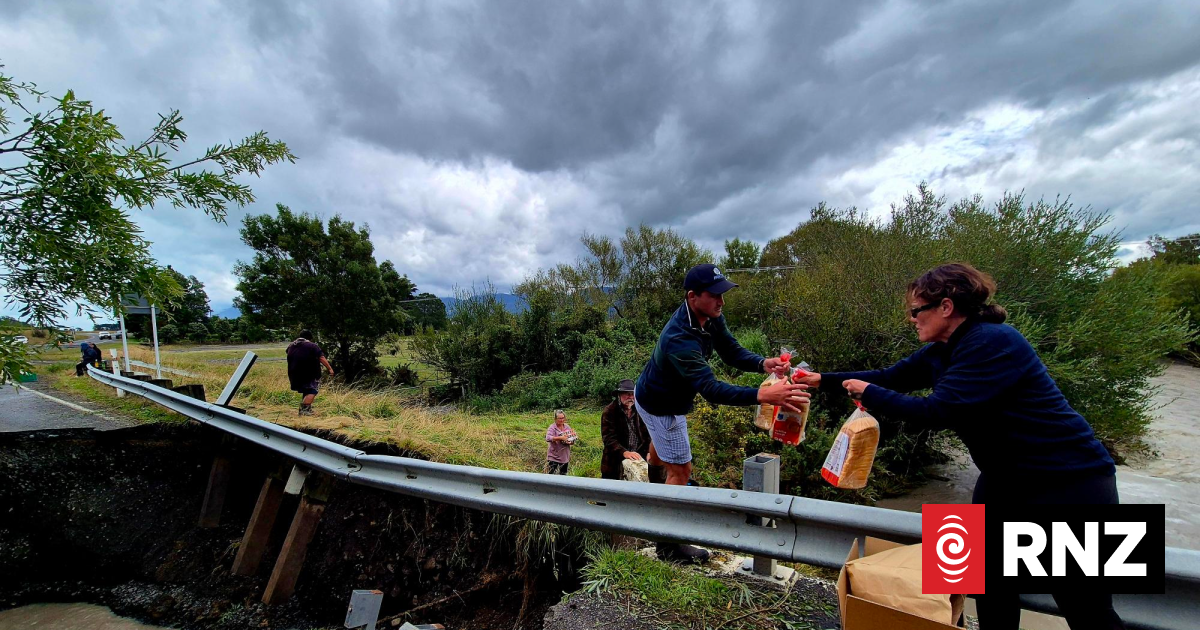 Lifeline Road Destroyed by Floodwaters in South Wairarapa