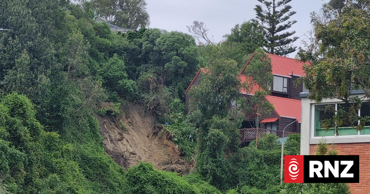 Weather live: Evacuations as landslip narrowly misses homes in Dunedin