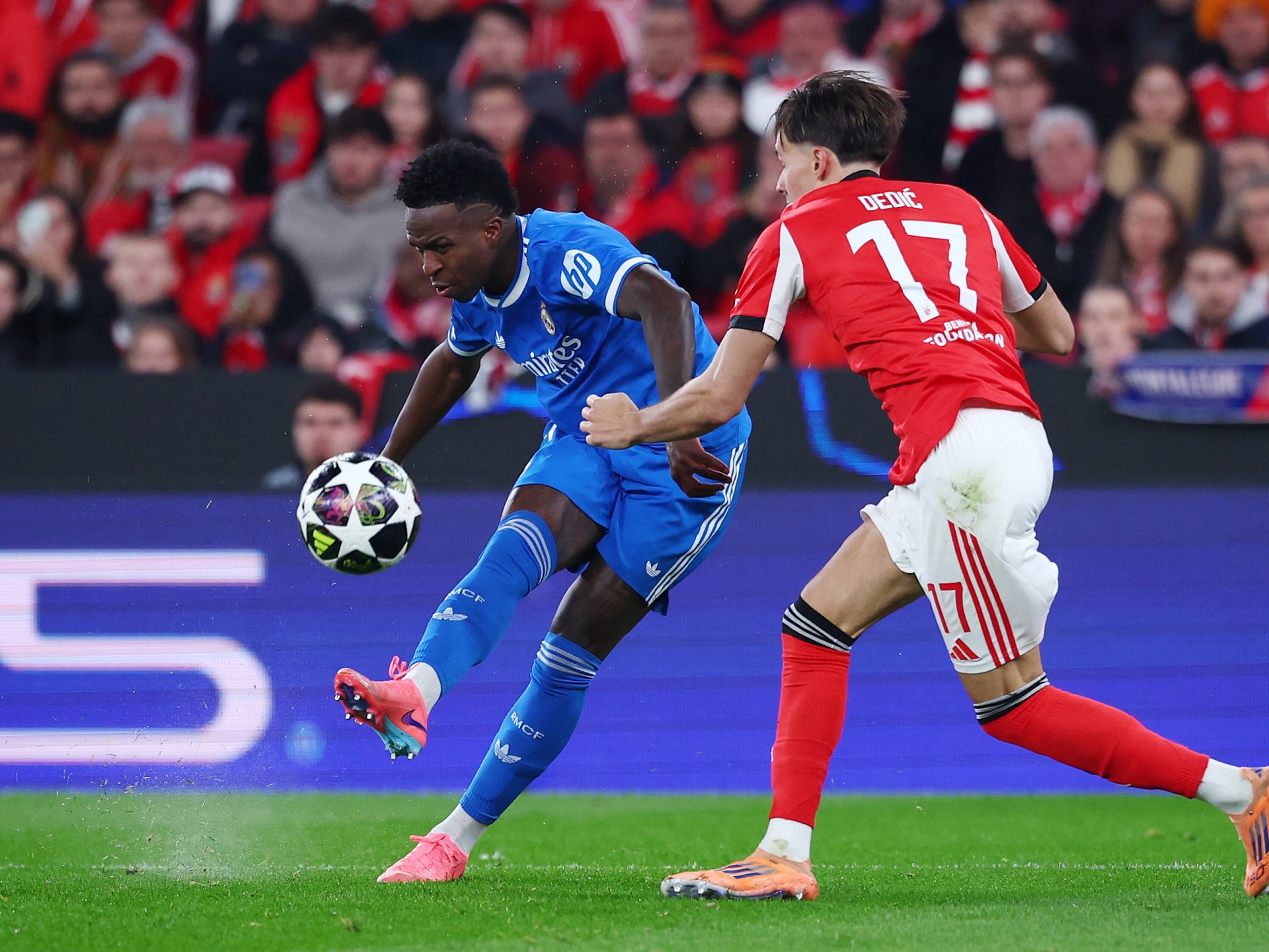 Vinicius earns Real Madrid 1-0 win against Benfica in Champions League match