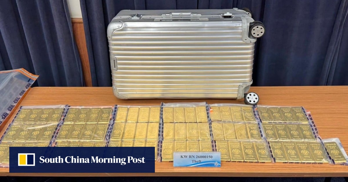 Hong Kong police arrest 5 in HK$100m gold theft