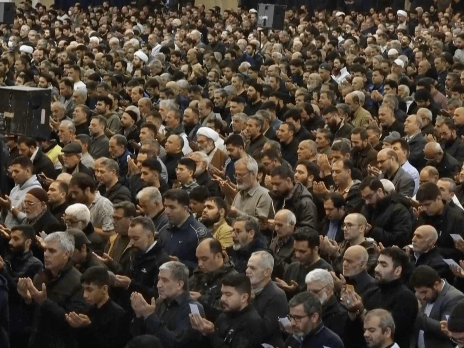 Tehran Eid Prayers and Funeral for IRGC Spokesman