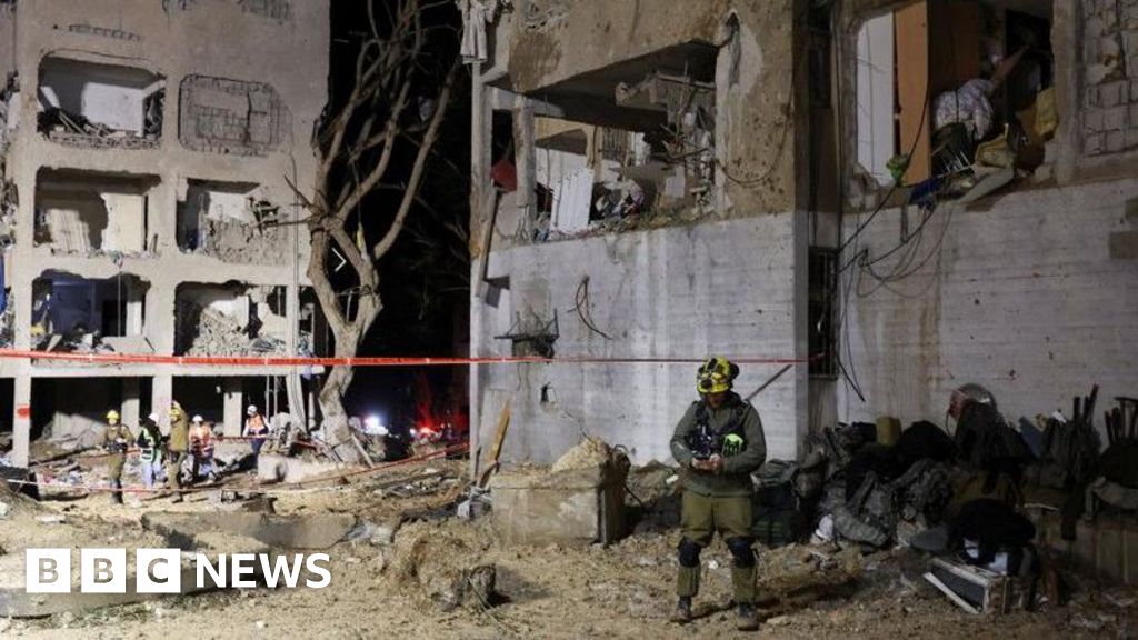 Iranian Missiles Strike Near Israeli Nuclear Facility, Injuring 160 in Israel