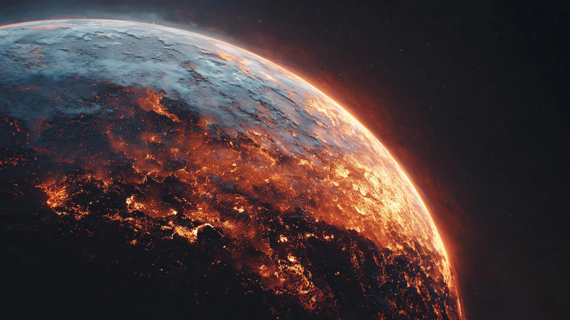Webb Telescope Spots Unlikely Atmosphere on Ancient Super Earth