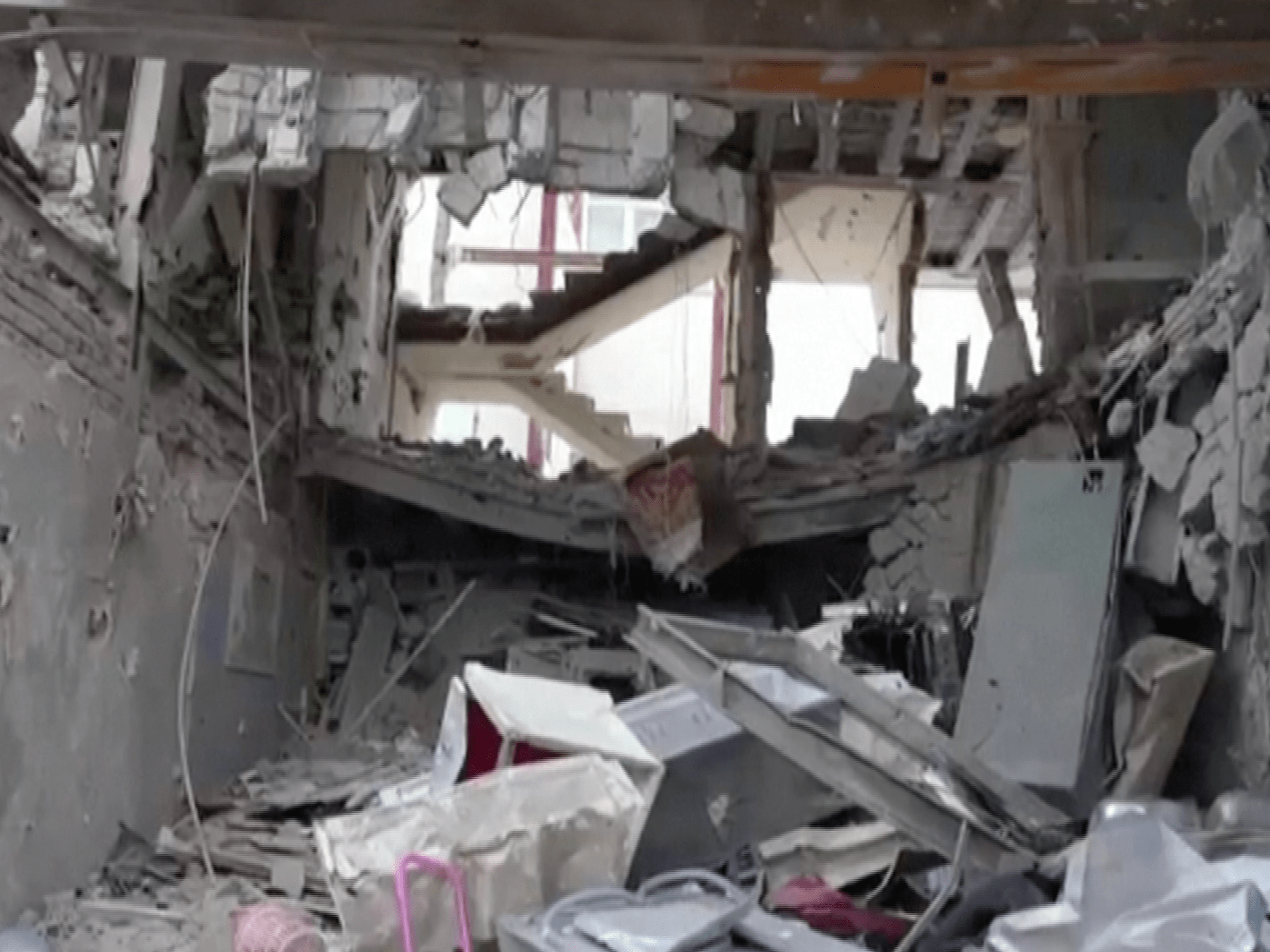 Iran's Street Damage after Air Strikes