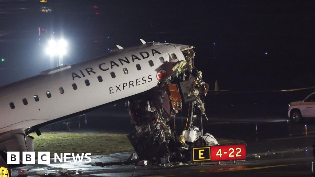 Plane collision at New York's LaGuardia Airport disrupts flights