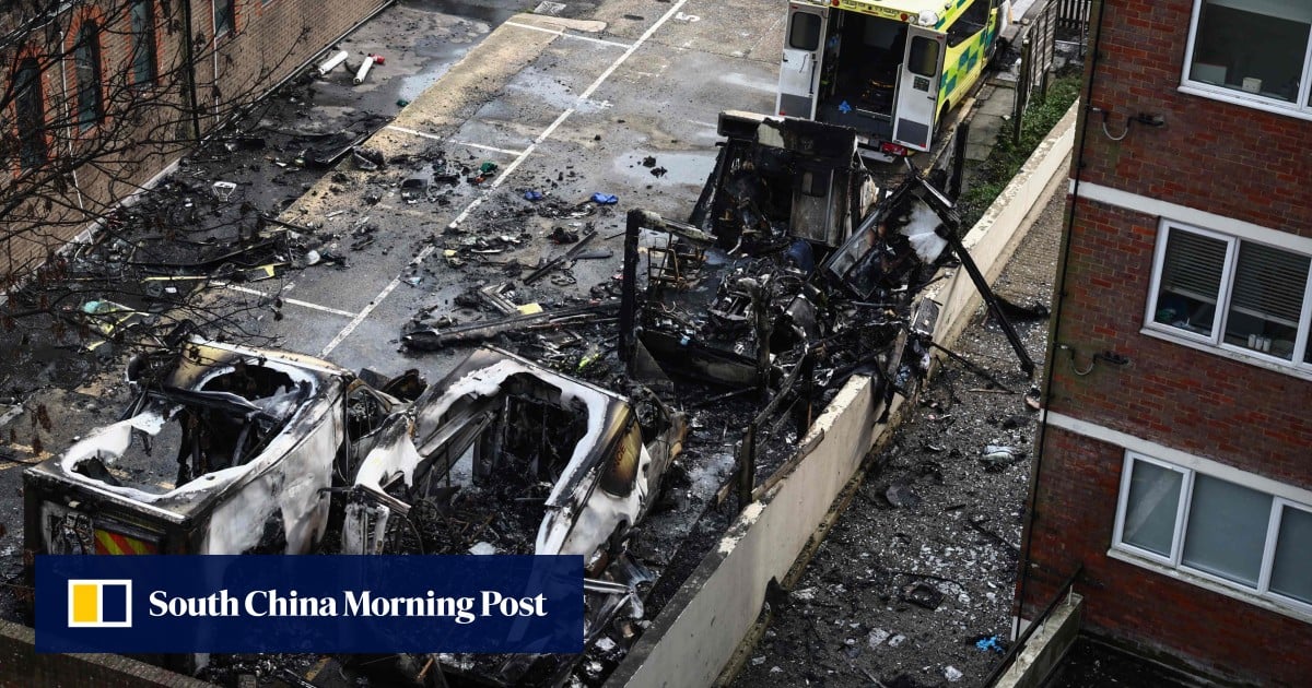 UK police investigate antisemitic arson attack on Jewish ambulances in London