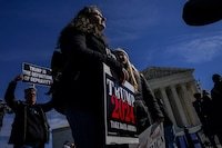Supreme Court skeptical of late ballots in Trump target case