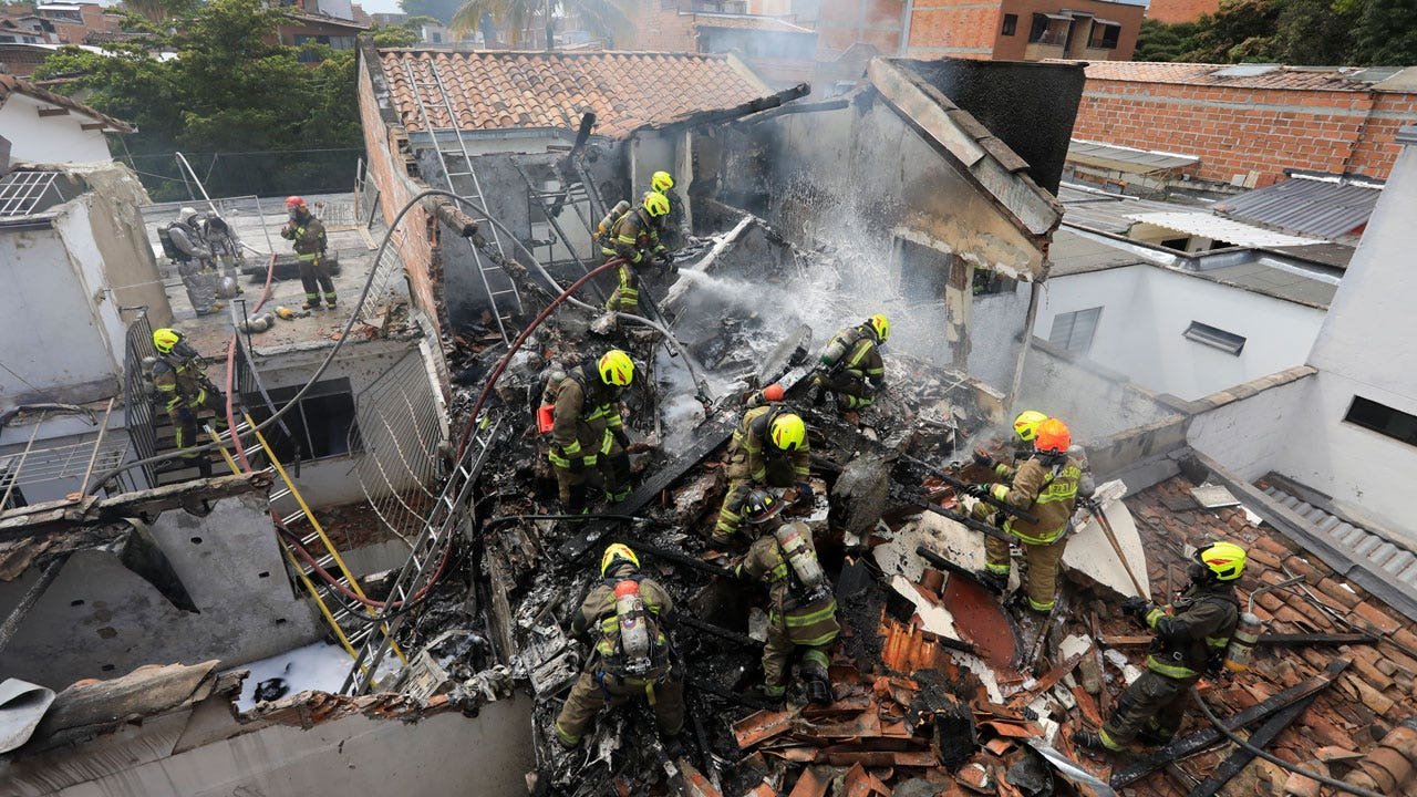 Colombian Military Transport Plane Crash After Takeoff