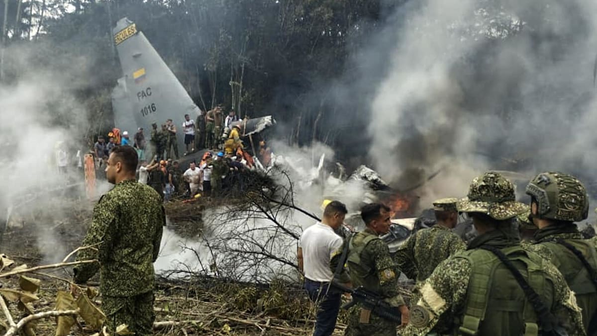 Military Plane Crash in Colombia: 125 Aboard, 48 Rescued