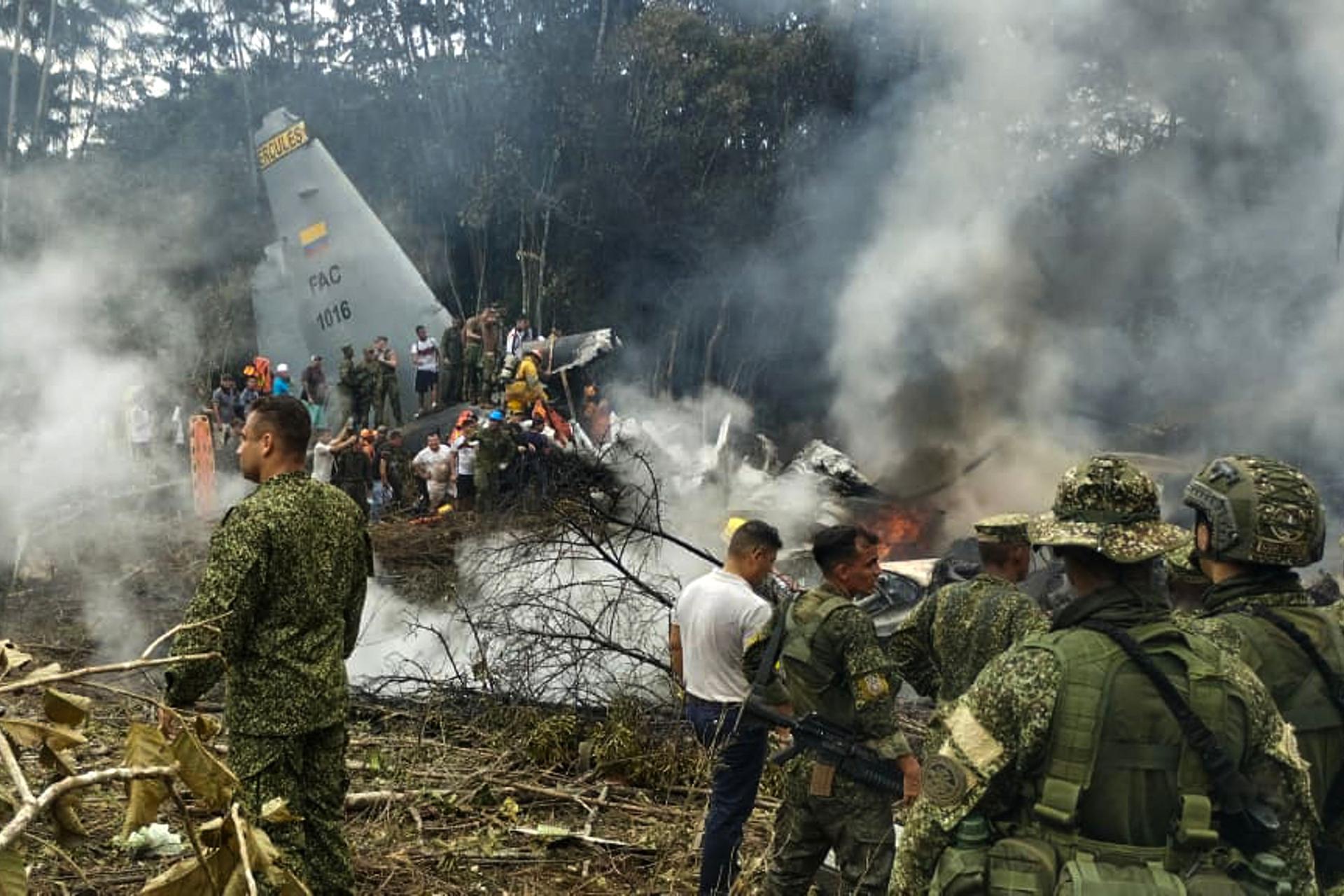 Military Plane Crash in Colombia