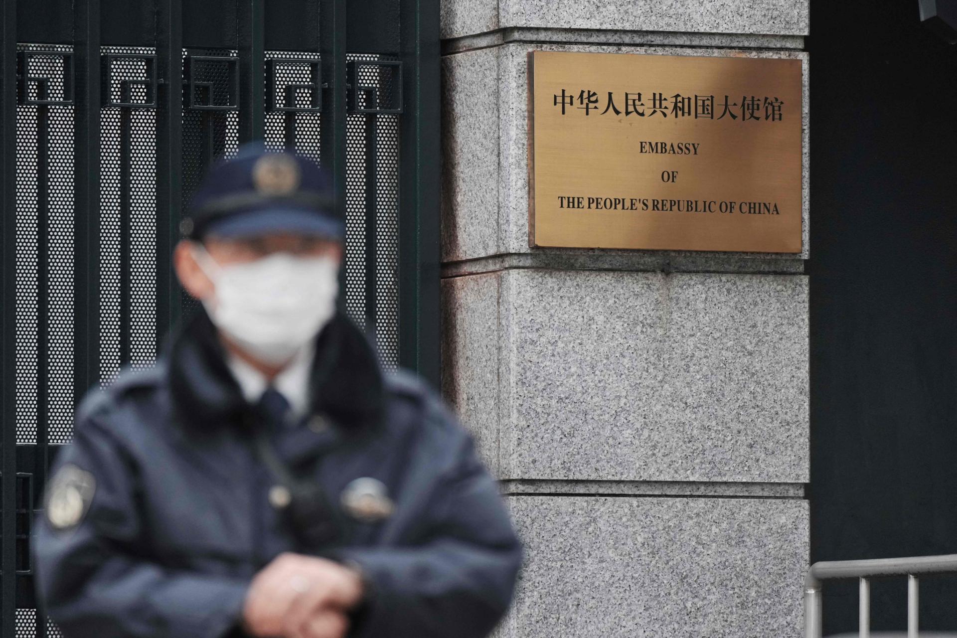 Japan soldier arrested over China embassy break-in