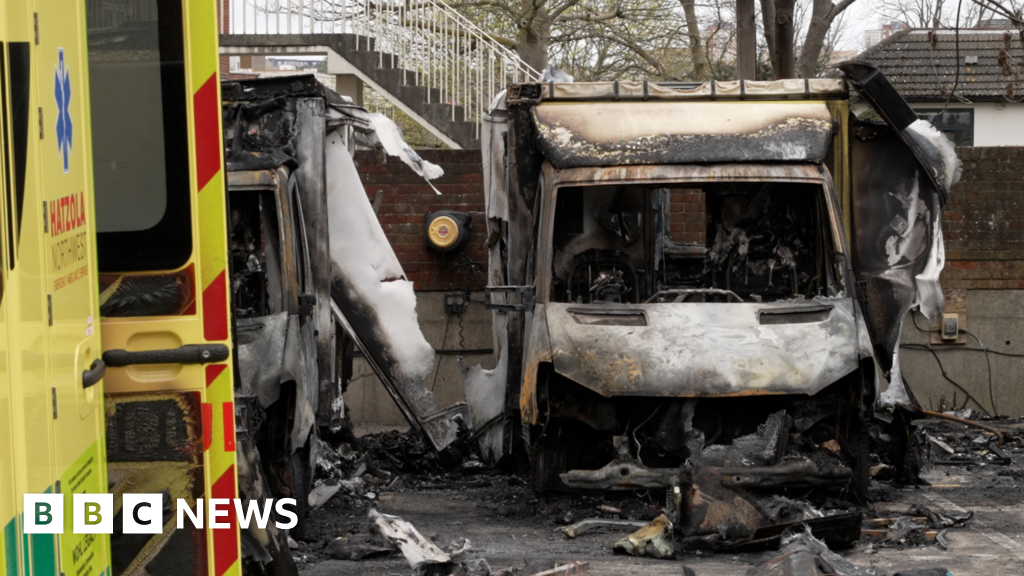 Arson Attack on Jewish Charity Ambulances in London