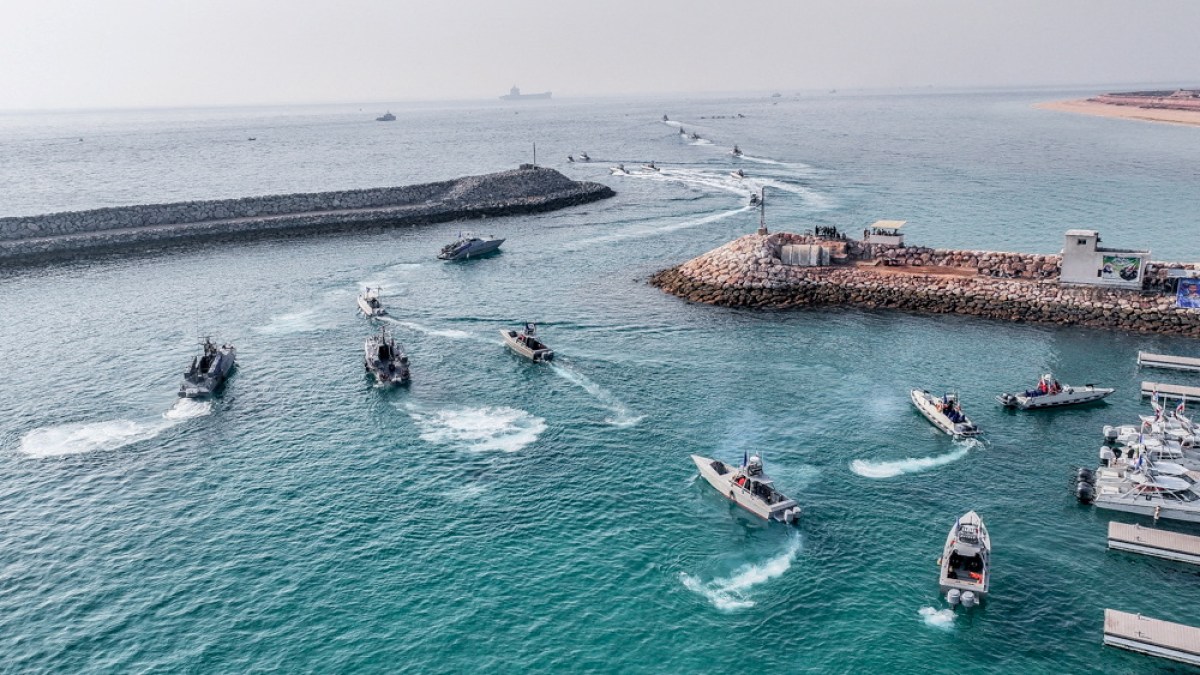 Iran conducts live-fire naval drills near US warships amid rising tensions
